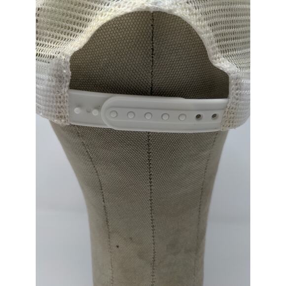 Kenworth Trucks Mesh Back Snapback Hat Embroidered Logo Gray & White - Picture 7 of 10